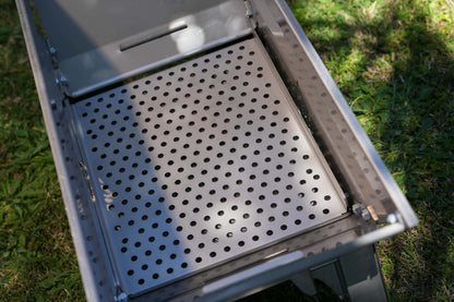 Charcoal & Heat Beads Plate for Fire Pit Cooking | Tyre Fire Accessory