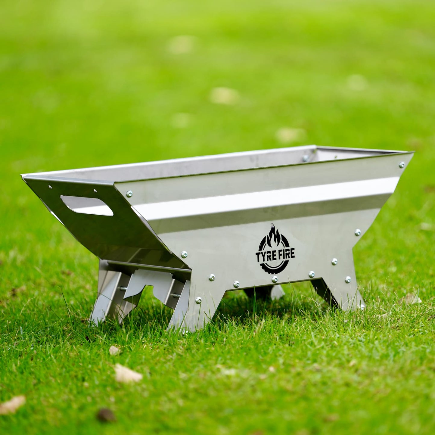 portable Caravan Fire Pit & BBQ tyre fire pit
